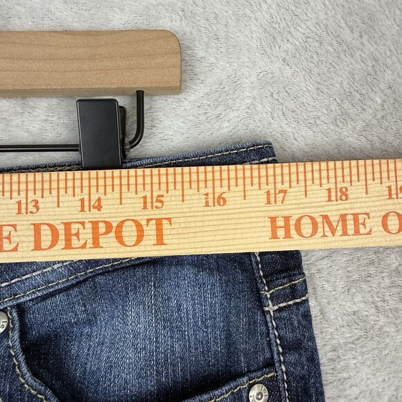 LEI Flare Jeans 15 Short Mid Rise Sophia Hipster Y2K Mallcore Bella Swan Scene - Picture 8 of 16